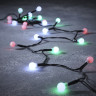 Новогодняя светодиодная гирлянда LUCA LIGHTING, ягодки, мультиколор на батарейках, 24 лампы, 210 см 84625